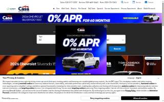 Casa Chevrolet of Prescott website