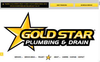 Gold Star Plumbing & Drain website
