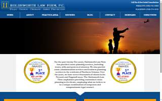 Holdsworth Law Firm PC of Prescott Valley website