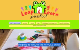 Leap & Learn Preschool website