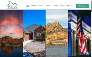 Pierce Property Management website