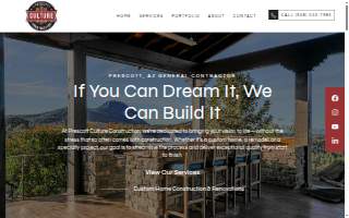 Prescott Culture Construction of Prescott Valley website