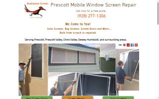 Prescott Mobile Window Screen Repair website