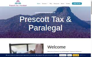 Prescott Tax & Paralegal LLC of Prescott Valley website
