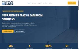 Prescott Valley Glass website