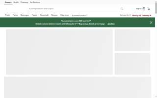 Safeway Pharmacy website