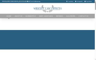 Wright Law Offices website