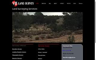 VH Land Survey of Prescott website