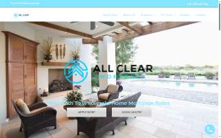 All Clear Mortgage Inc website