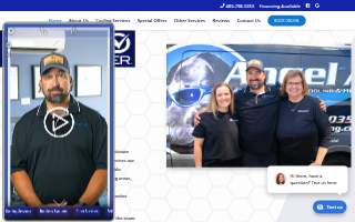 Angel Air Cooling & Heating, LLC website