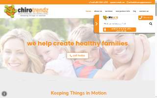 ChiroTrendz Family Chiropractic, Massage and Wellness Center website
