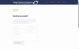 Clear Choice Insurance website