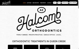 Halcomb Orthodontics website