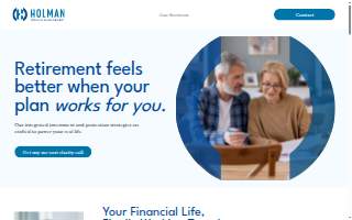 Holman Wealth website