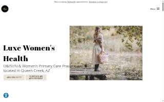 Luxe Women's Health website