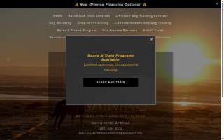 Modern Day Dog Training, LLC of Queen Creek website