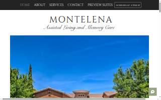 Montelena Assisted Living and Memory Care website