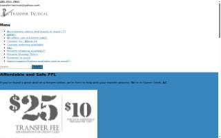 Transfer Tactical website