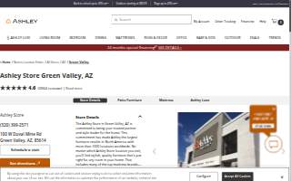 Ashley Store of Sahuarita website