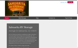 Sahuarita RV Storage / Sahuarita Auto RV Storage website