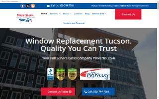 Vista Glass of Sahuarita website