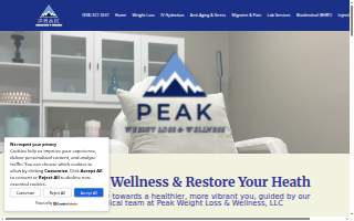 Peak Weight Loss & Wellness LLC of San Luis website