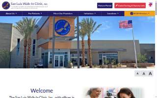 San Luis Walk-In Clinic Family Behavioral Health Services website