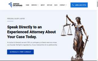Justice On Demand website
