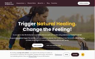 Modern Acupuncture of San Tan Valley website