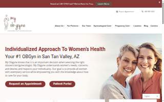 My Obgyne of San Tan Valley website