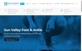 Sun Valley Foot and Ankle website