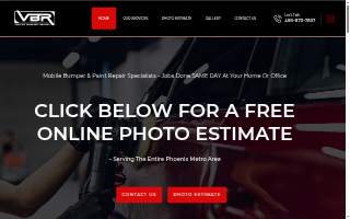 Valley Bumper Repair website