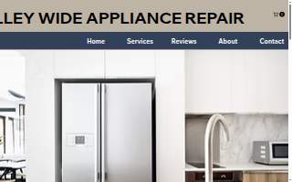 Valleywide Appliance Repair website