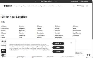 Bassett Furniture of Scottsdale website