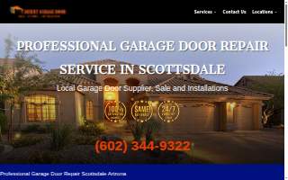 Desert Garage Doors AZ website