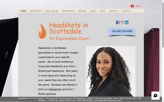 Headshots in Scottsdale website
