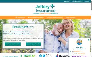 Jeffery Insurance Agency website