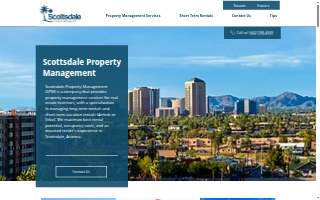 Scottsdale Prop Management website