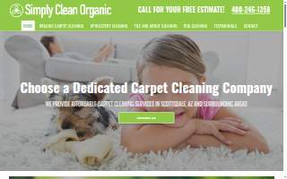 Simply Clean Organic website