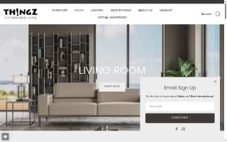 Thingz Contemporary Living website