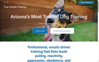 True Canine Training website