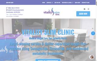 Vitality Slim Clinic website