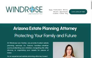 Windrose Law Center PLC website