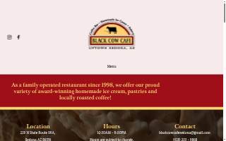 Black Cow Cafe website