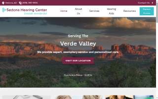 Sedona Hearing Center website