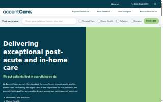 AccentCare Personal Care Services of Show Low website