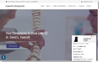 Fawcett Chiropractic website