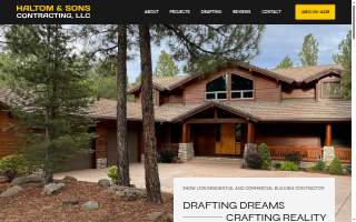 HALTOM & SON'S CONTRACTING - General Contractor website