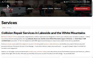Heck's Collision Center LLC website