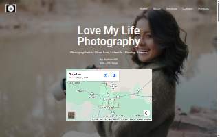 Love My Life Photography website